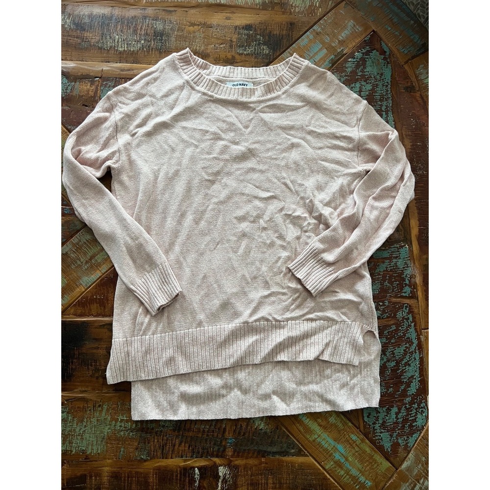 Women's Old Navy Pink Crew Sweater Size Small